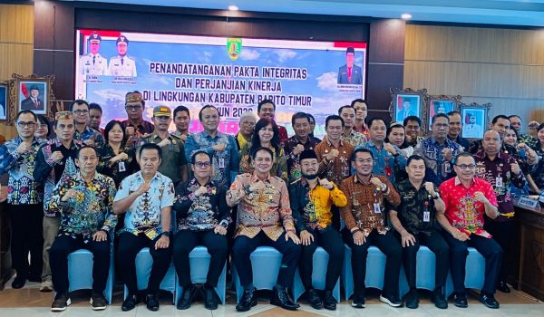 Pemkab Bartim Gelar Penandatanganan Pakta Integritas Tahun 2026